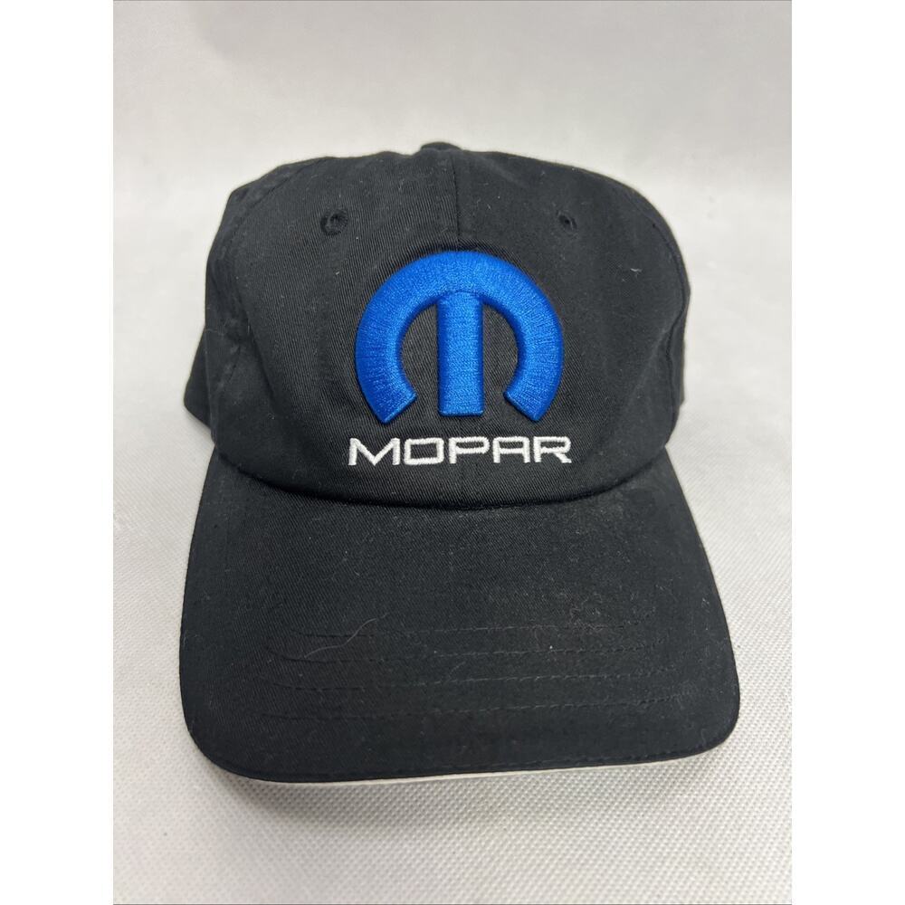 MOPAR LOGO Officially Licensed Black Adjustable Hat
